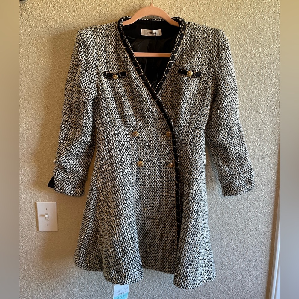 Storers tweed mini dress